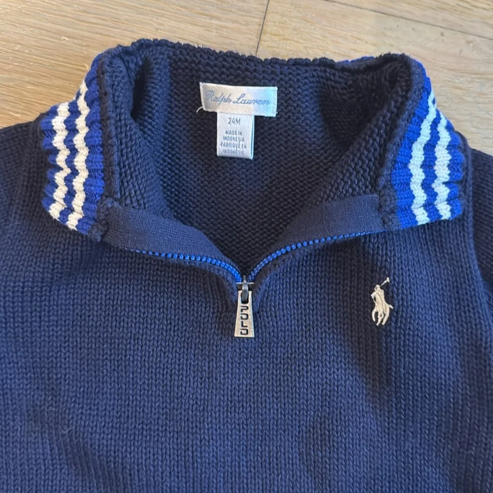 Ralph Lauren Navy Kids Sweater